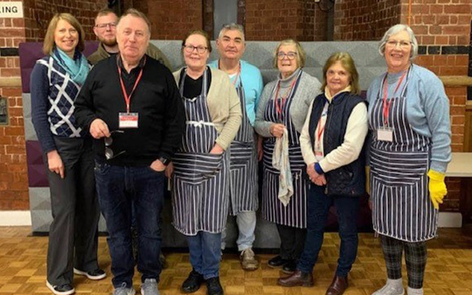 Volunteers of three pillars