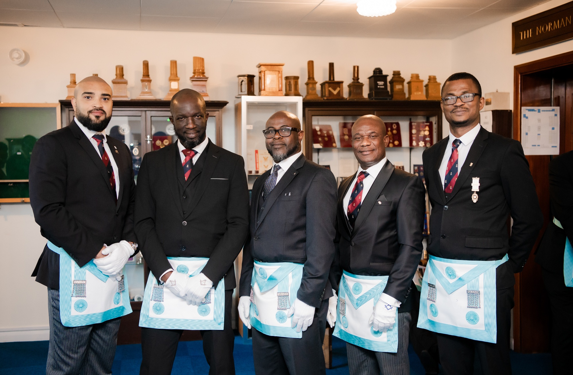 Photo of five Light Blue members