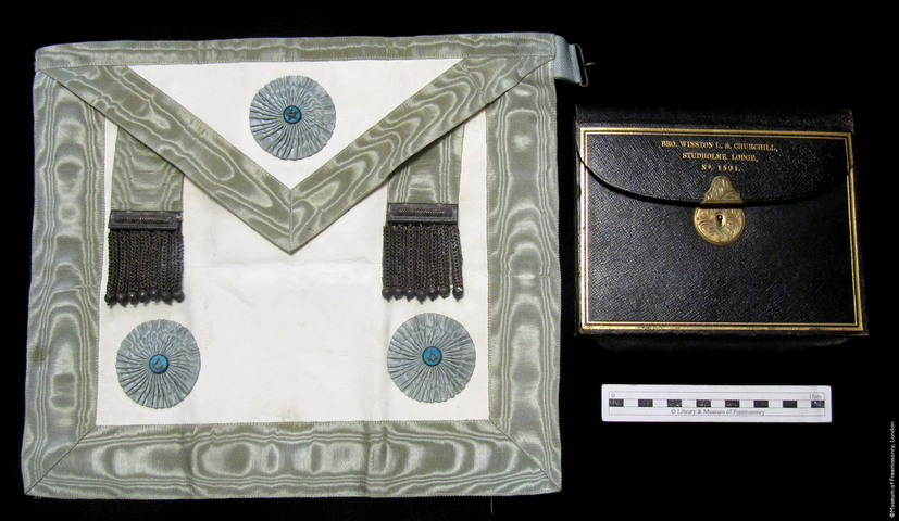 Former Prime Minister Winston Churchill's apron