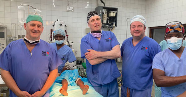 West Lancashire Freemasons travel to Malawi to support the Feet First Charity