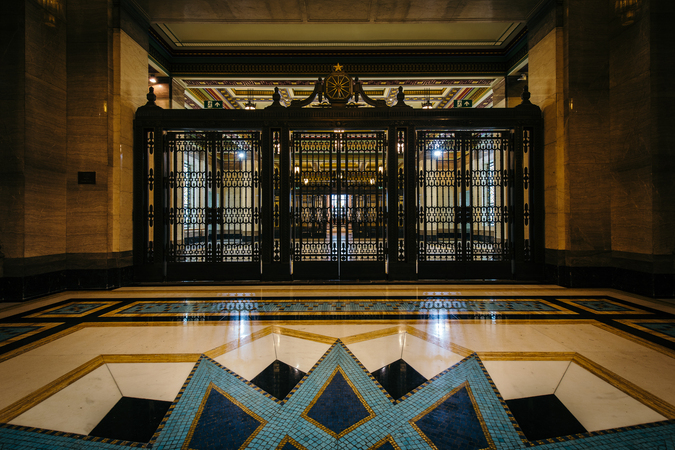 The vestibules at Freemasons' Hall in London 