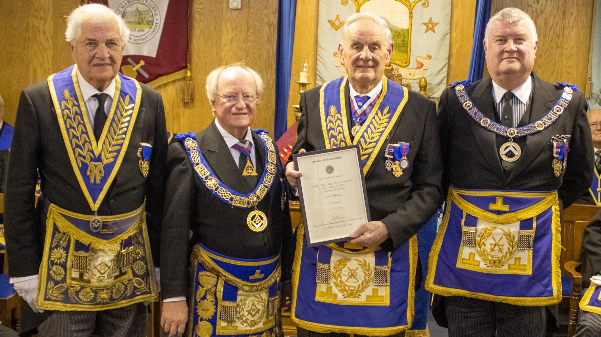 60 Years Of Freemasonry United Grand Lodge Of England