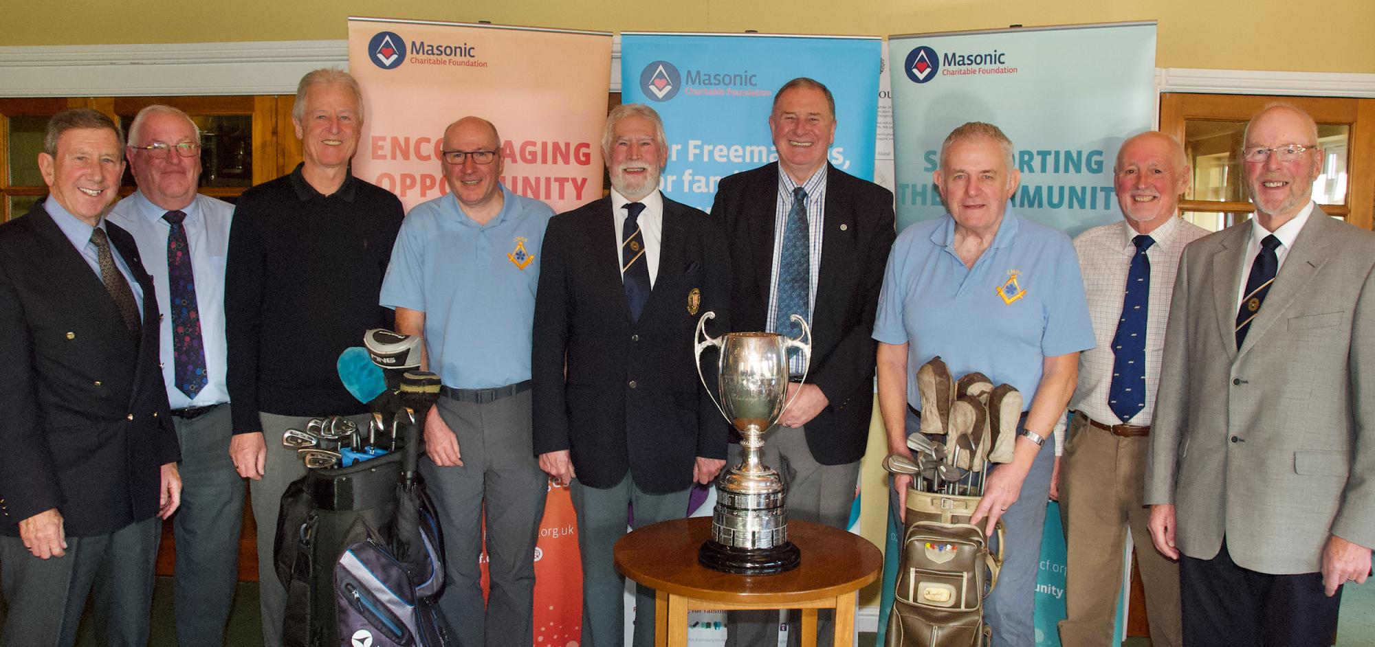 Lincolnshire Masonic Golfing Association officials