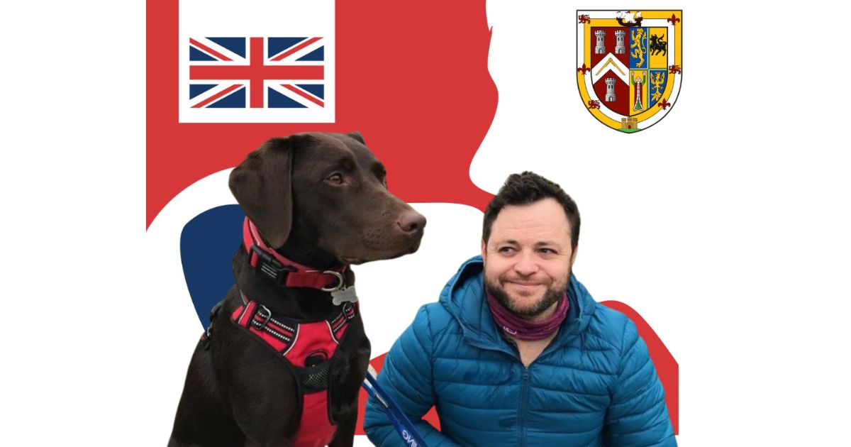 Craig Smith and his dog Bella