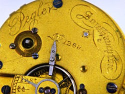 A Pegler watch from 1863