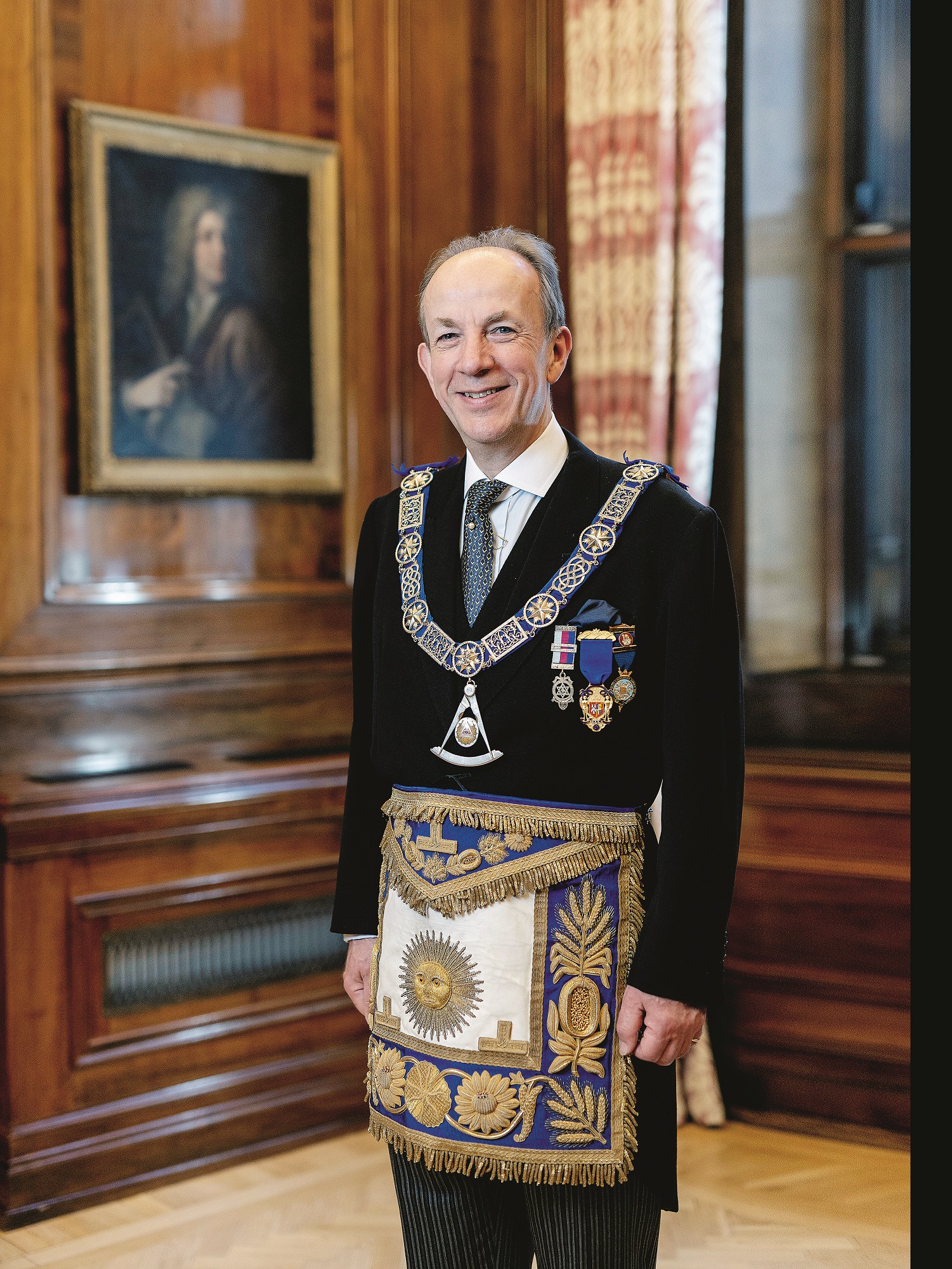 Photo of Freemason and Pro Grand Master Jonathan Spence at Freemasons' Hall