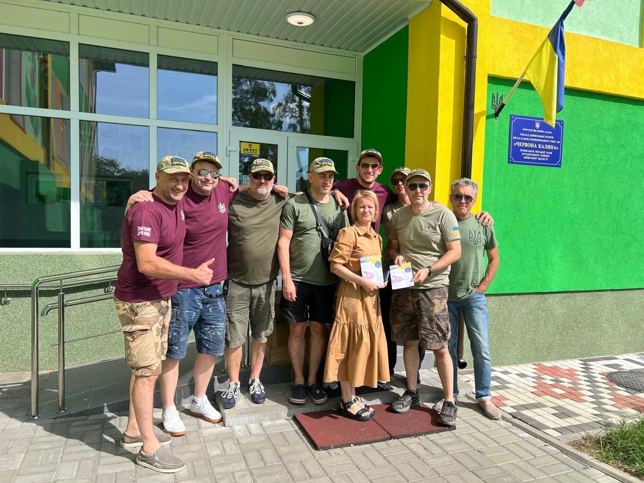 book donation to a Pre School in Irpin, Ukraine