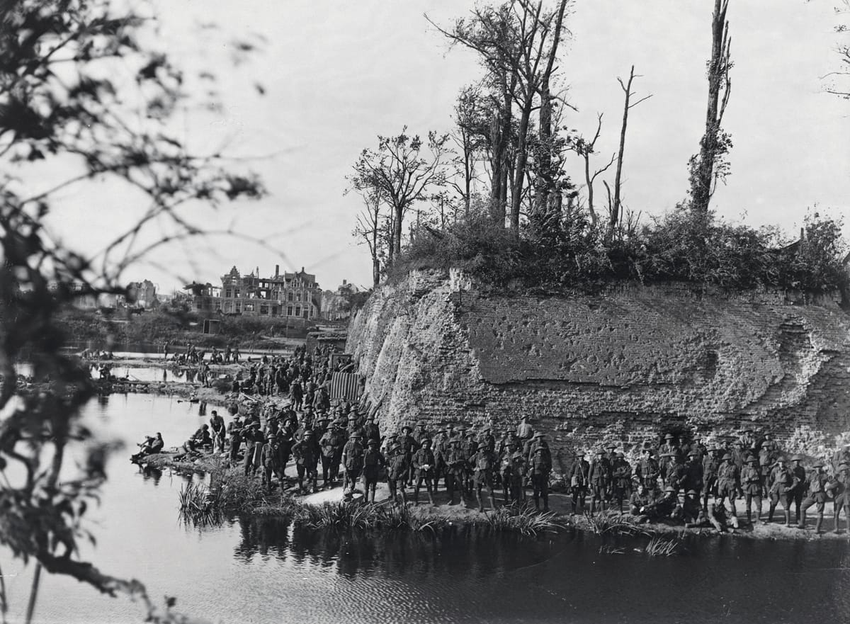 Battle Ramparts at Ypres, c.1915