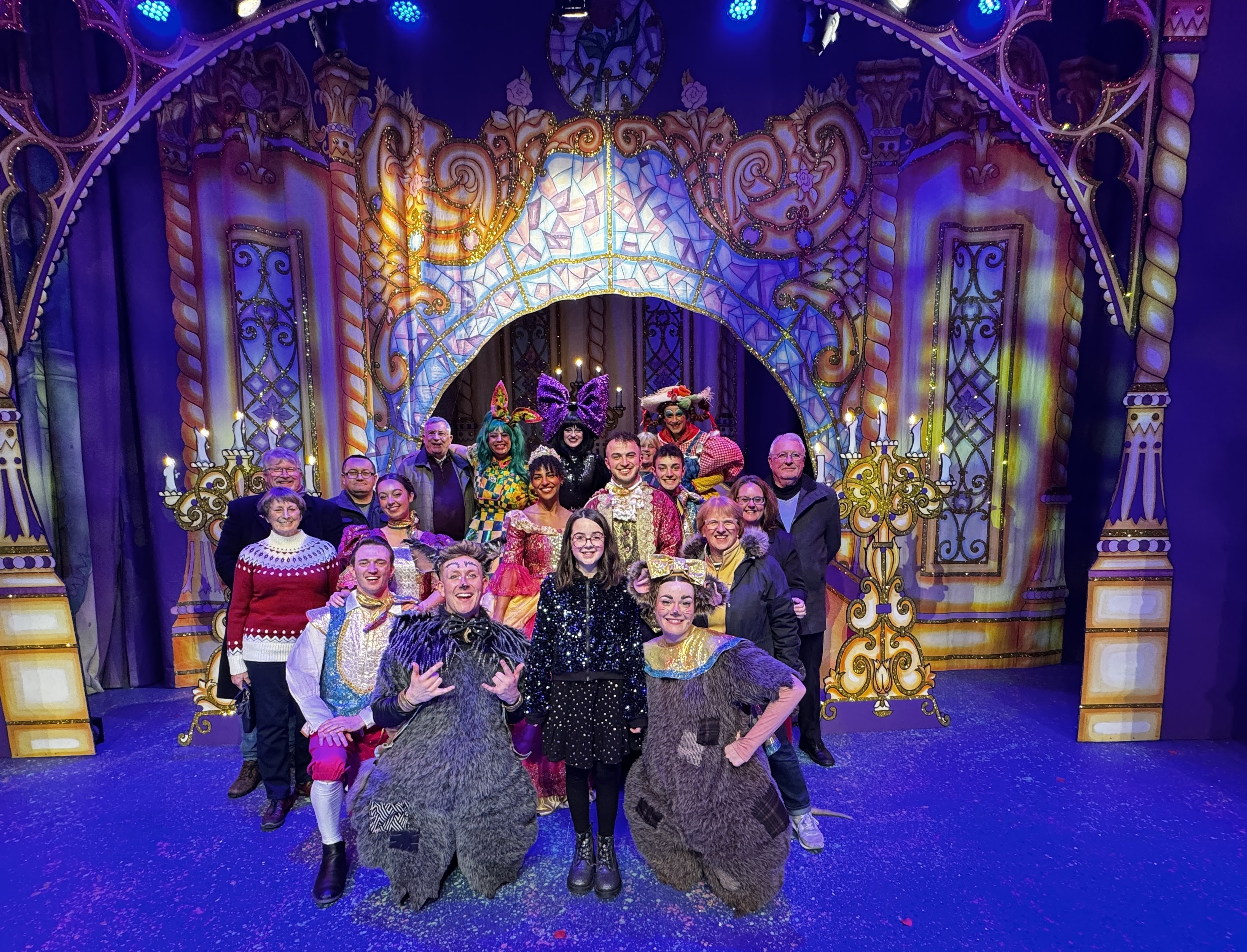 The Aladdin Panto show crew