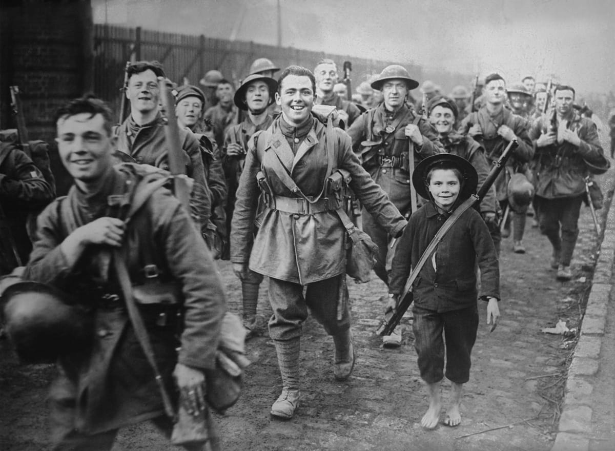 Smiling British Soldiers