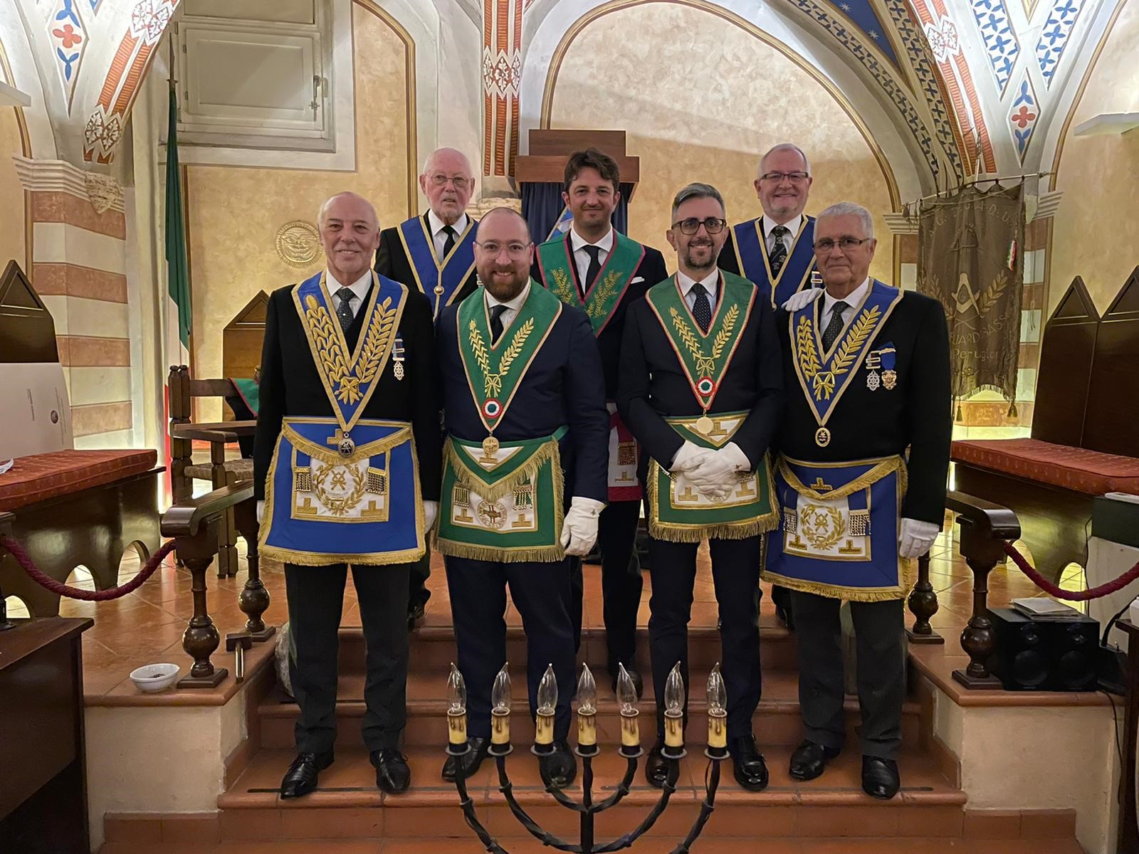 Devonshire Freemasons Travel to a Lodge under Grand Oriente of Italy