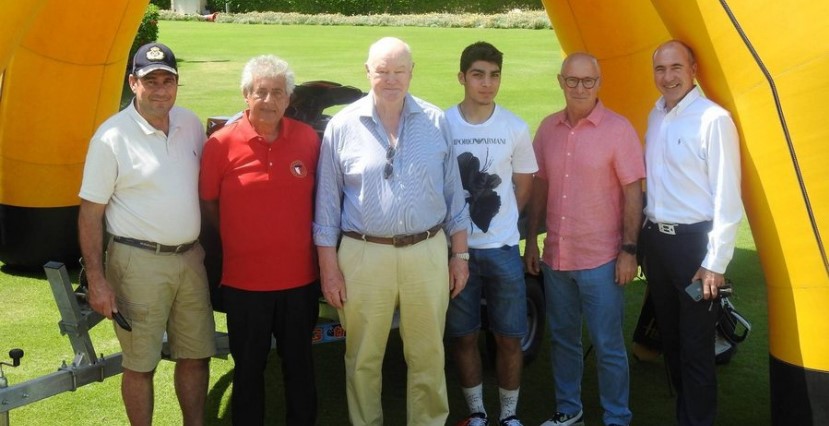 Past Pro Grand Master of UGLE Peter Lowndes at the last Golf Tournament in Cyprus