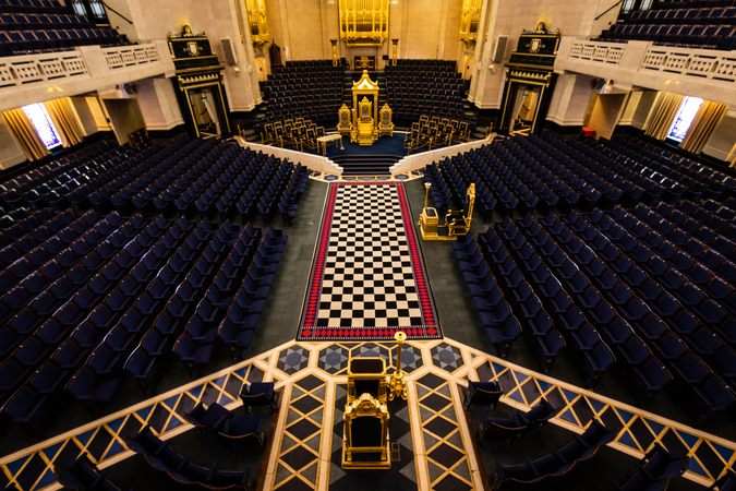 The Grand Temple in freemasons' Hall London