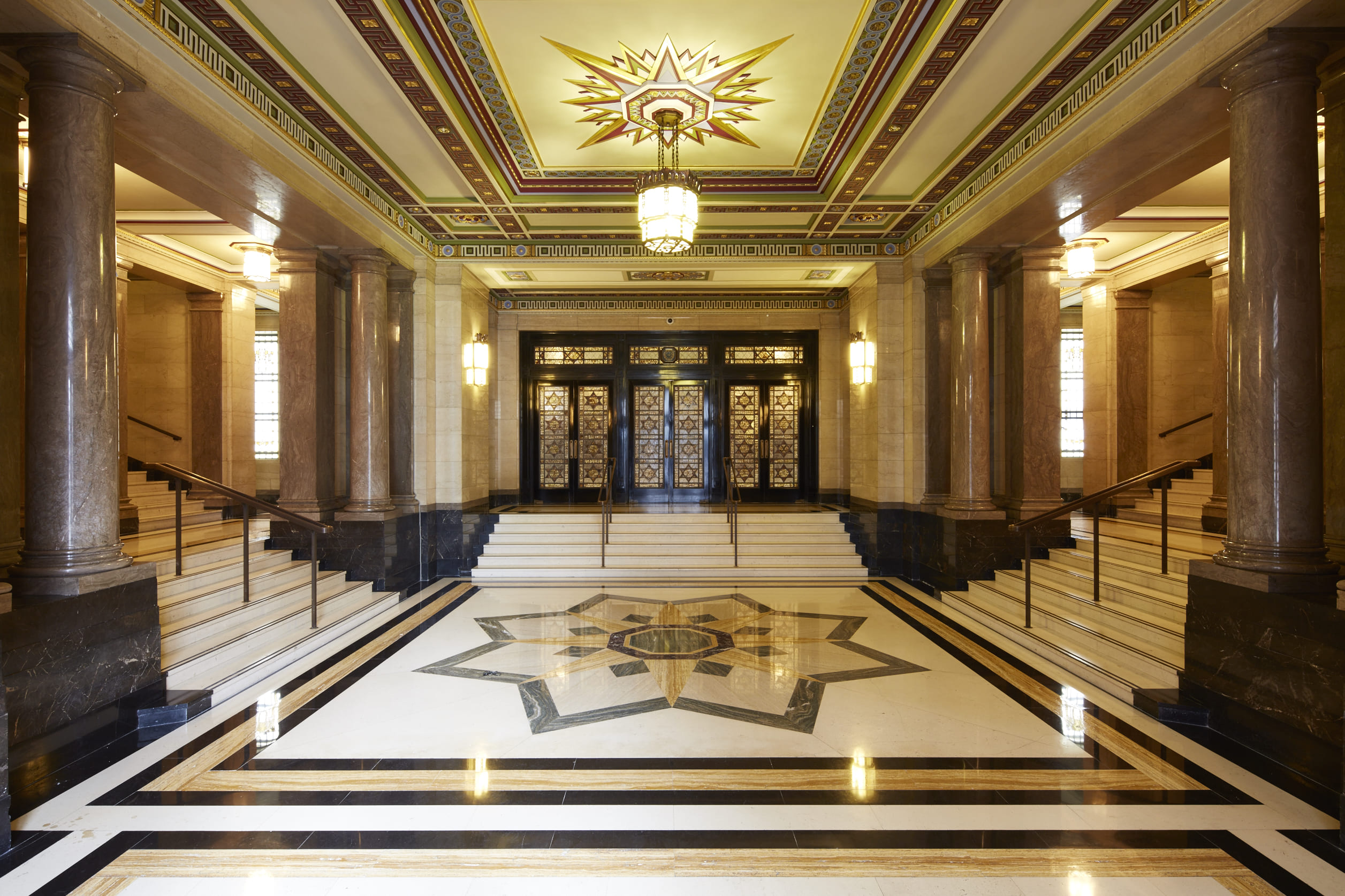 The interior of the Freemasons' Hall