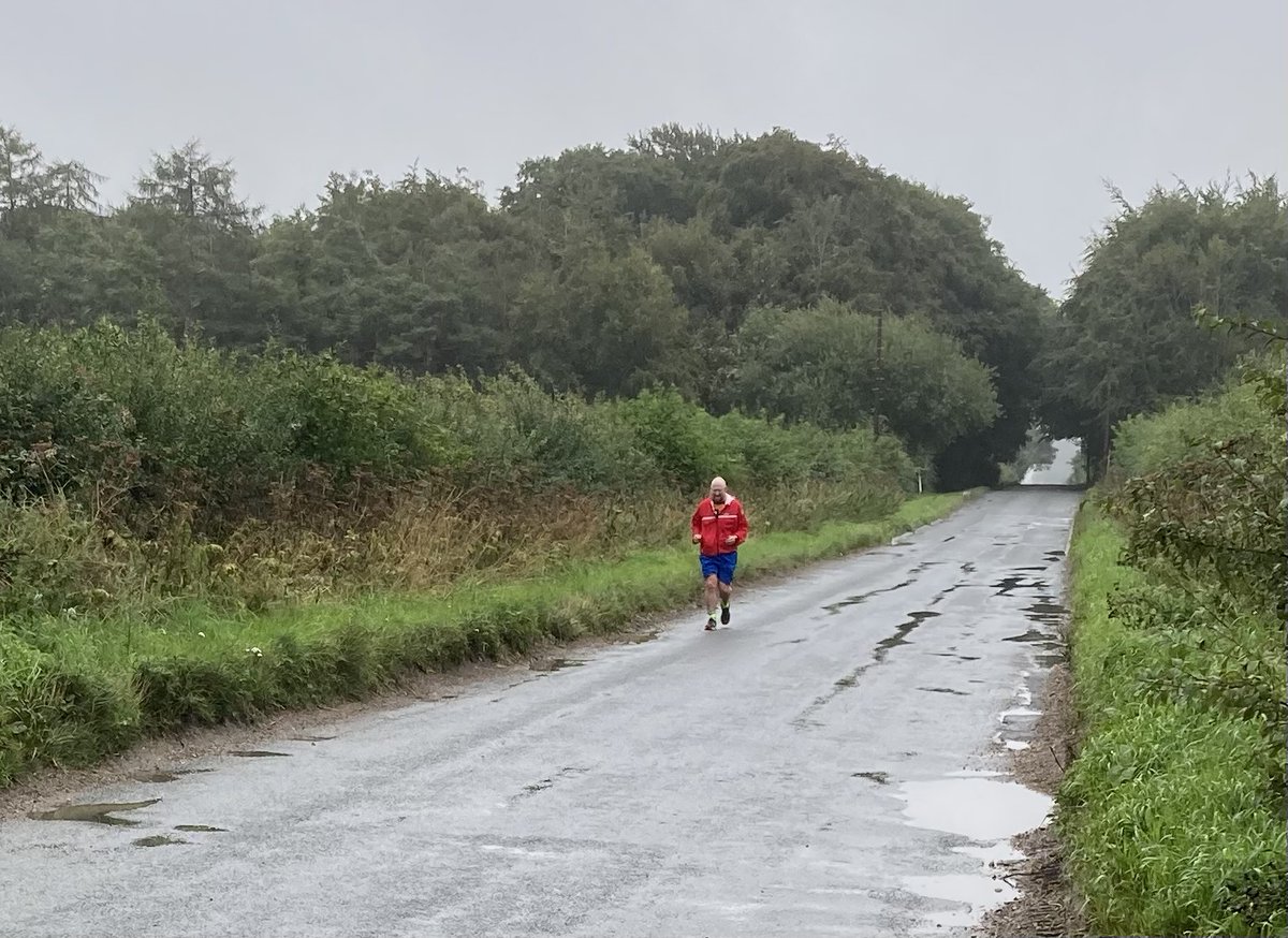 Rich Reynolds on his 80-mile run