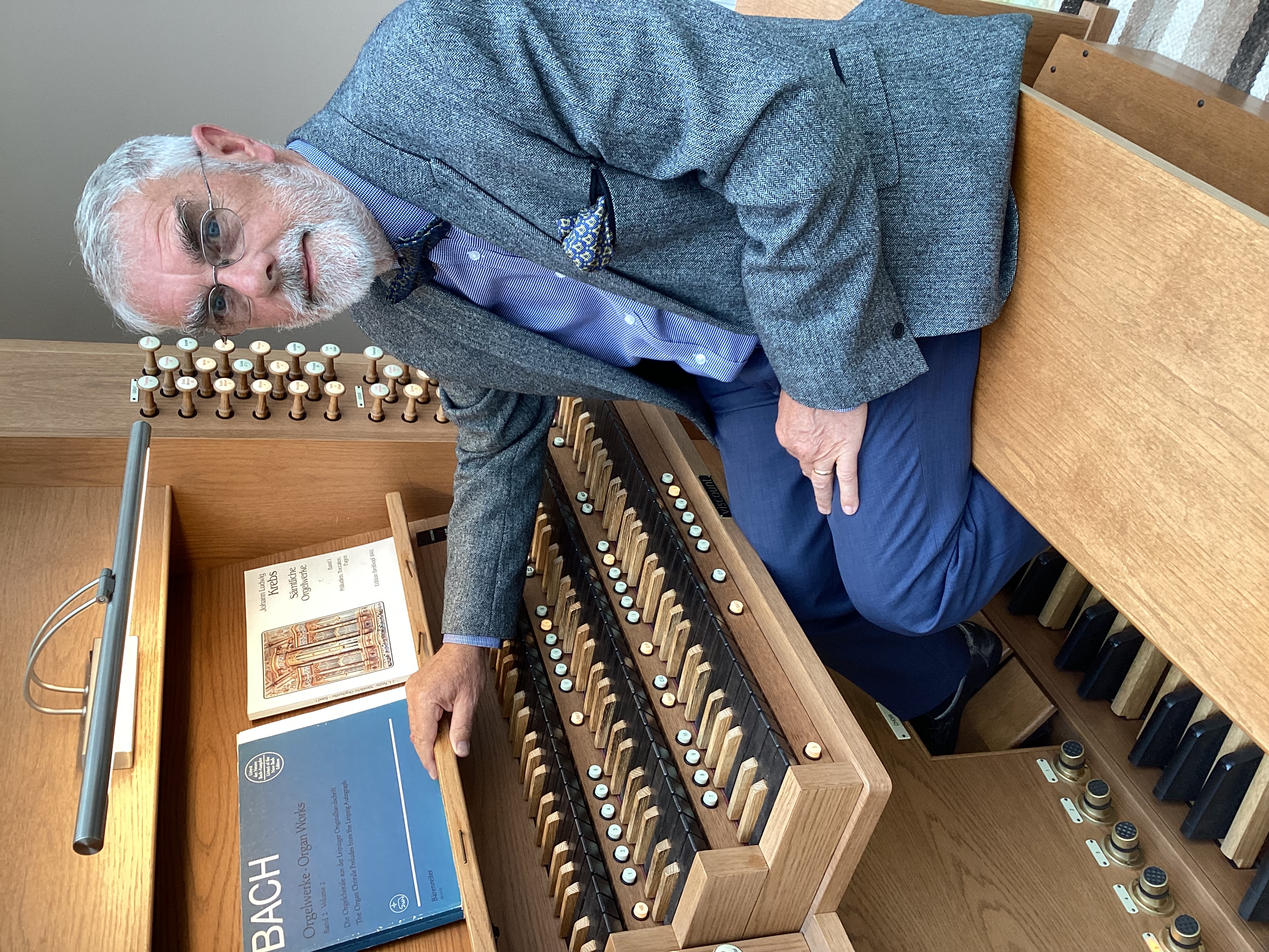 Ivan at the organ