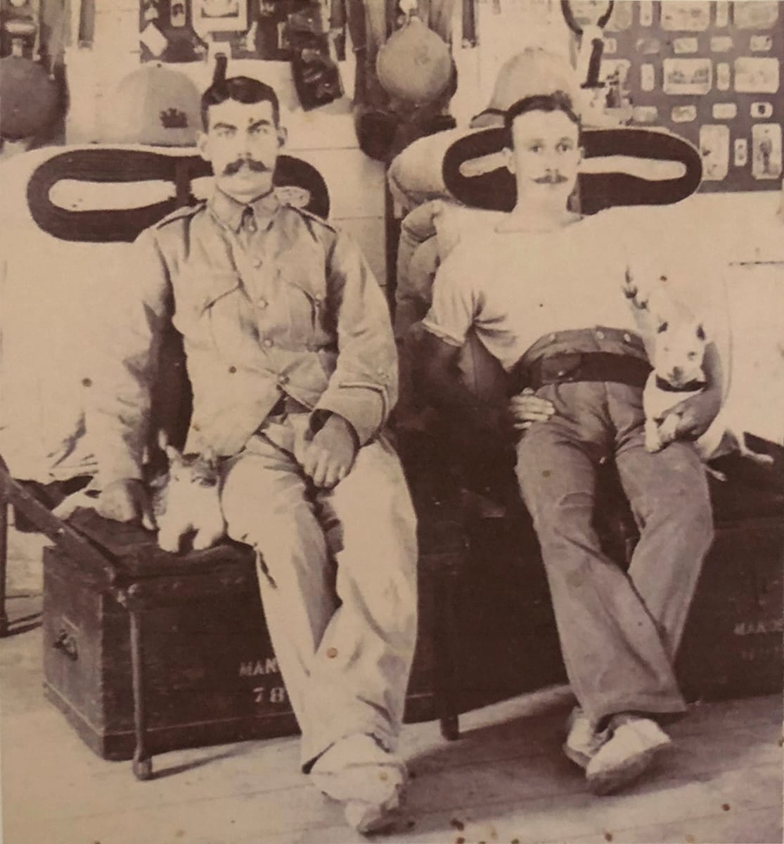 Kitchener and Claude Conder co-authors of the Survey of Western Palestine, c.1874