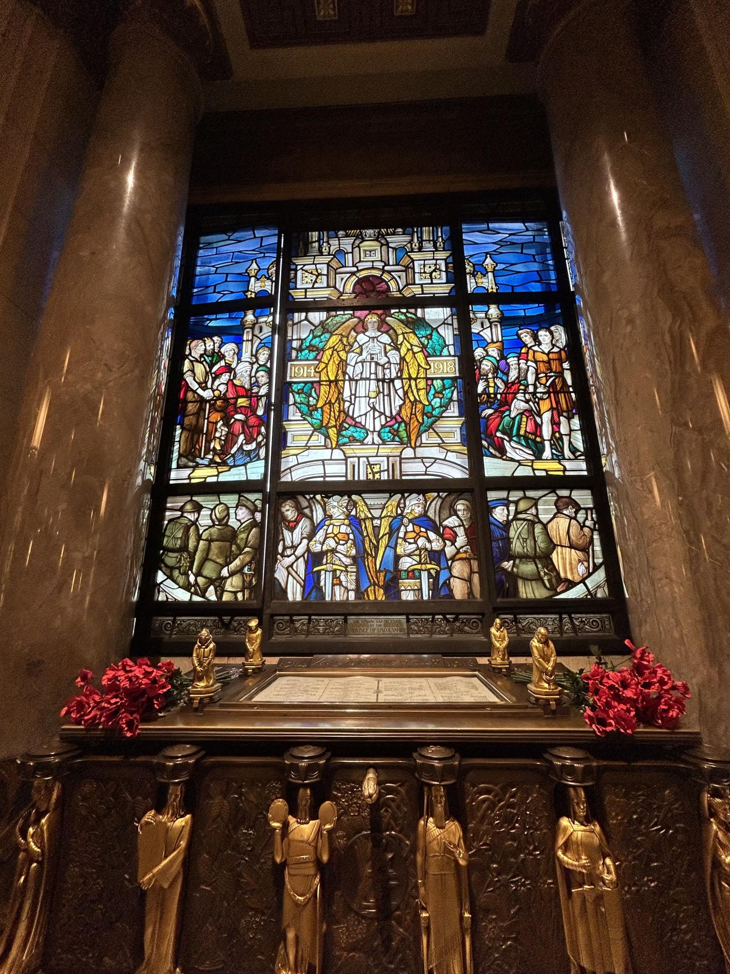 Poppies on the Shrine in Freemasons' Hall