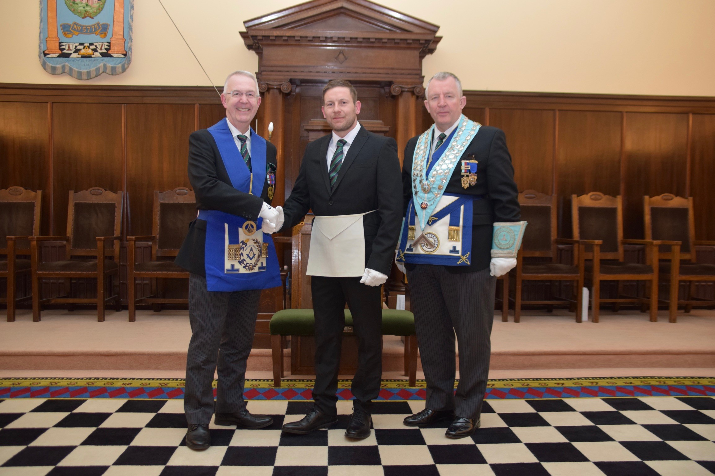 Provincial Grand Master of Worcestershire Installed new Worcestershire Freemasons Paul Walker 