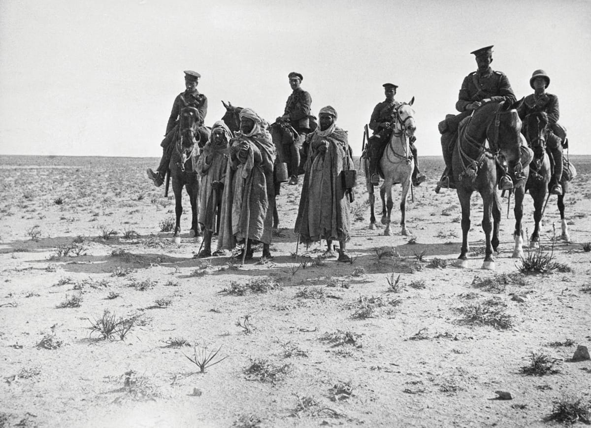 Soldiers in the Desert, Mesopotamia