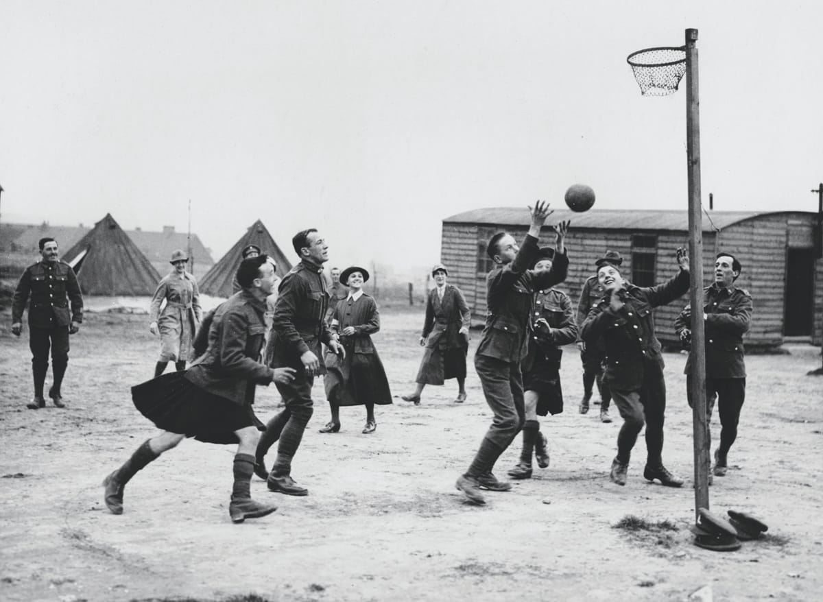 Recovering Soldiers Play Basketball