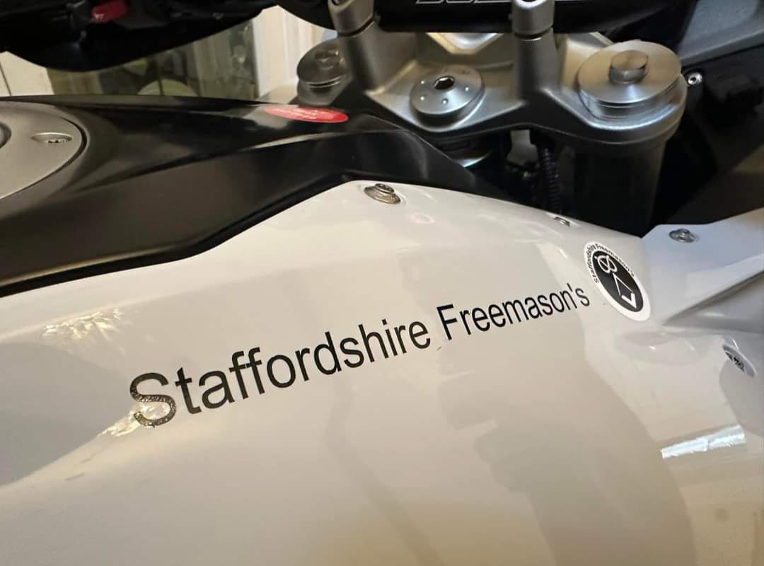 Blood Bike named Staffordshire Freemasns