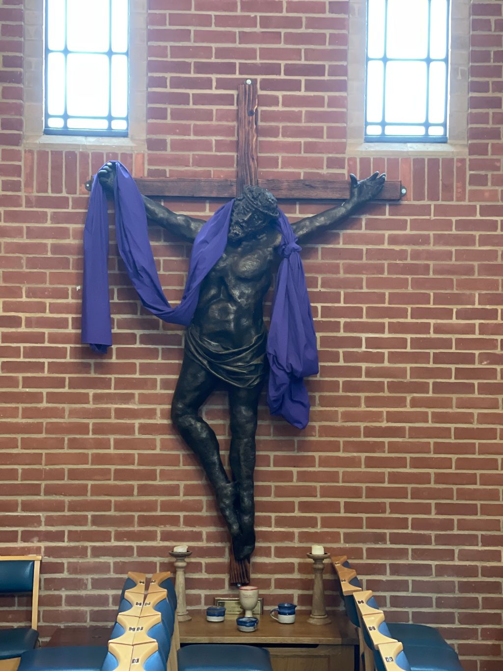 Crucifix presented to Framlingham College by Suffolk Freemasons