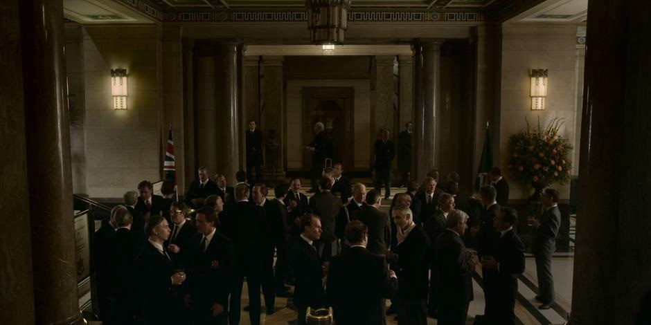 The Freemasons’ Hall acted as the lobby for The Theatre in Season 3, Episode 5 of The Crown 