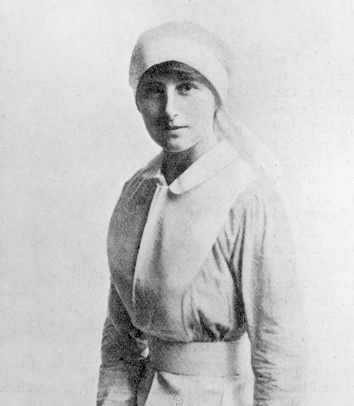 Vera Brittain an English Voluntary Aid Detachment nurse during most of WWI. In 1933, she wrote, “Testament of Youth”, a memoir of her experiences during WWI, c.1915