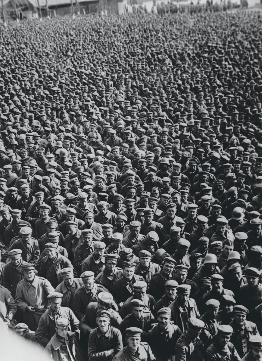 Batch of Prisoners taken in British sector of the Western Front, c.1916