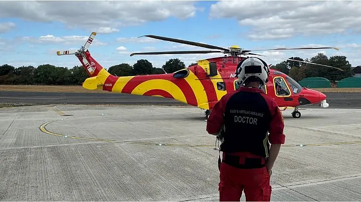 Air Ambulance in action