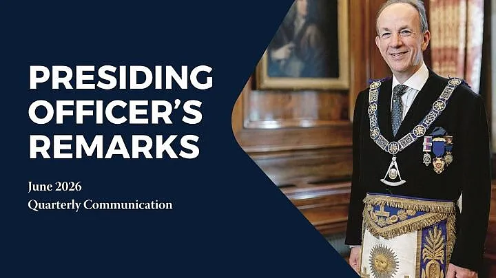June 2026 Quarterly Communication Presiding Officer’s Remarks banner