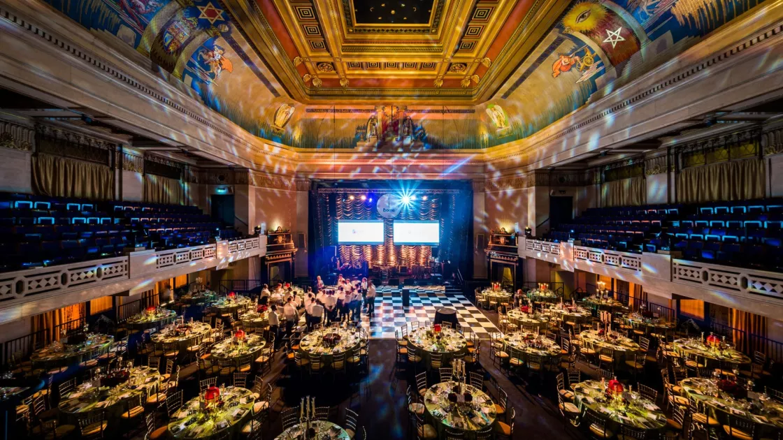 The Grand Temple at Freemasons' Hall hosting an event