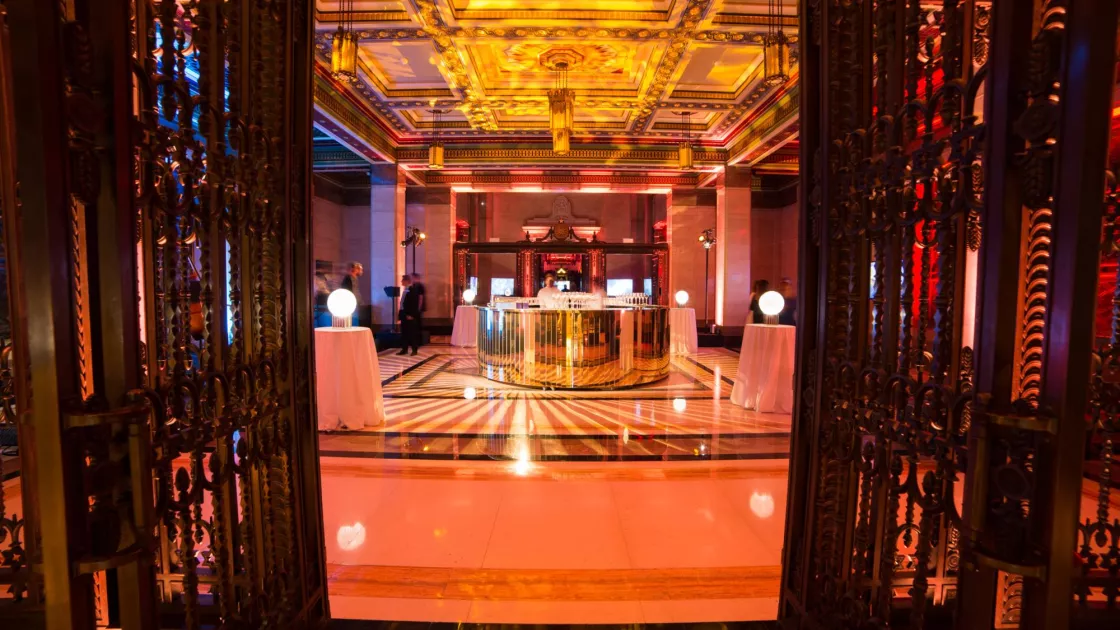 The Vestibules at Freemasons' Hall can be hired for events
