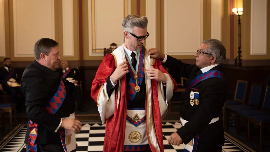 Three Principals before a Chapter meeting