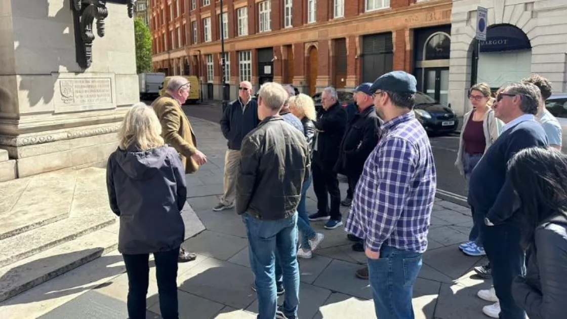 walking tour at Freemasons' Hall
