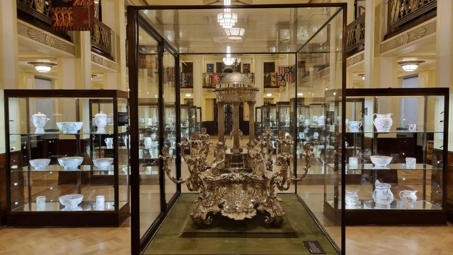 South Gallery at the Museum of Freemasonry in Freemasons' Hall in London