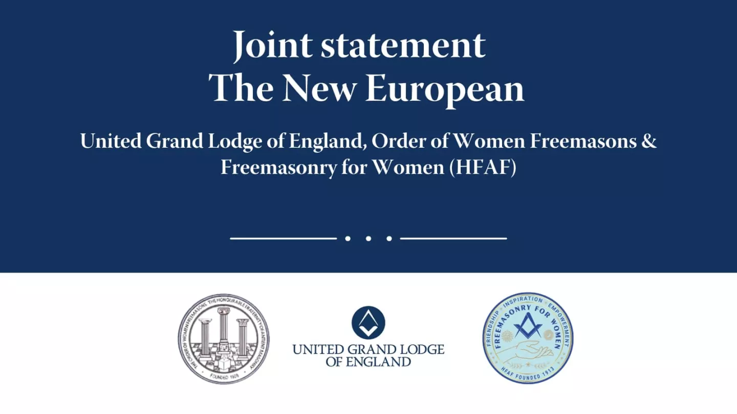 UGLE responds: The New European