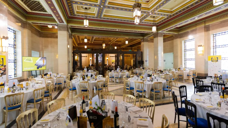 The Vestibules at Freemasons' Hall hosting a dinner