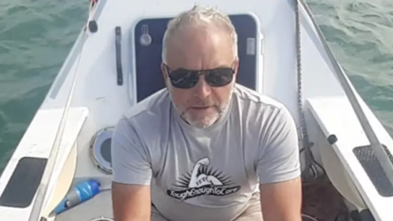 Freemason Pete Betty training to row the Atlantic Ocean
