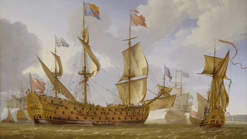 Painting of Her Majesty's Ship Prince