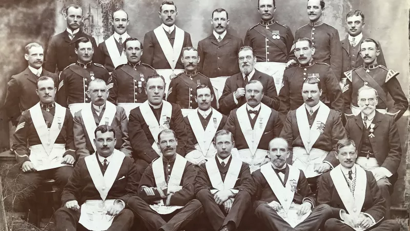 1909 members of the Military Jubilee Lodge