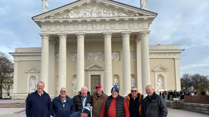 West Lancashire Freemasons in Vilnius