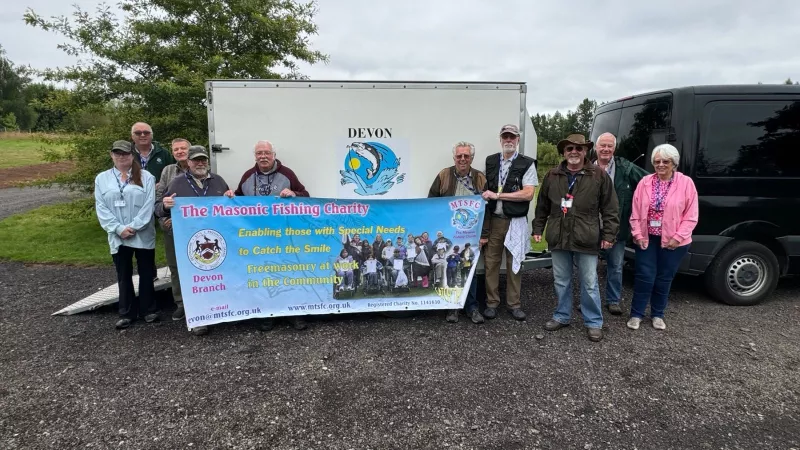 Devonshire Freemasons Organise Fishing Day with SEN Children