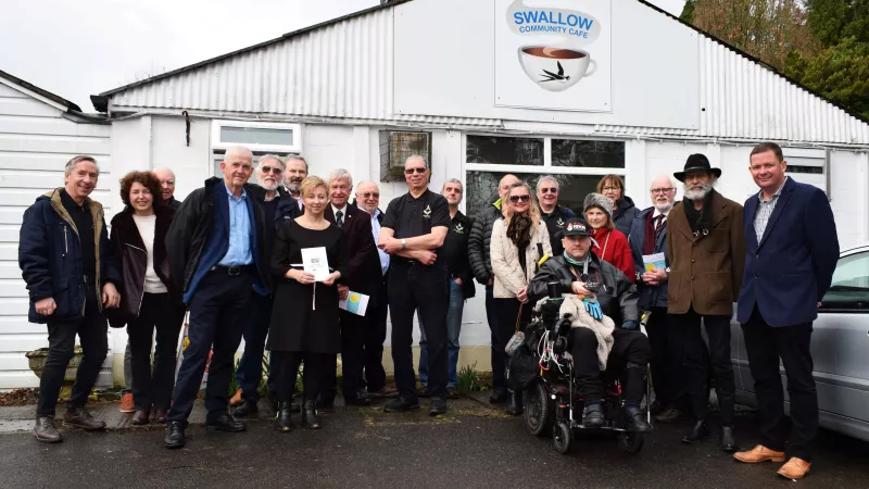 Somerset Freemasons with SWALLOW Charity Group