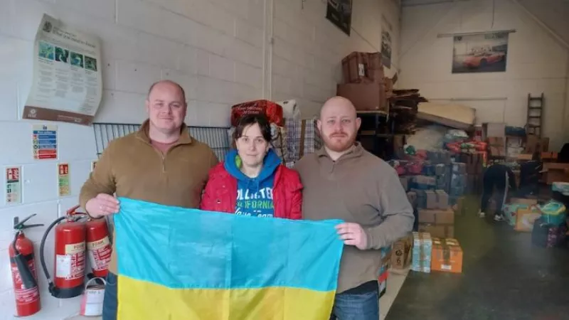 Freemasons supporting Ukraine with food and medicine supplies