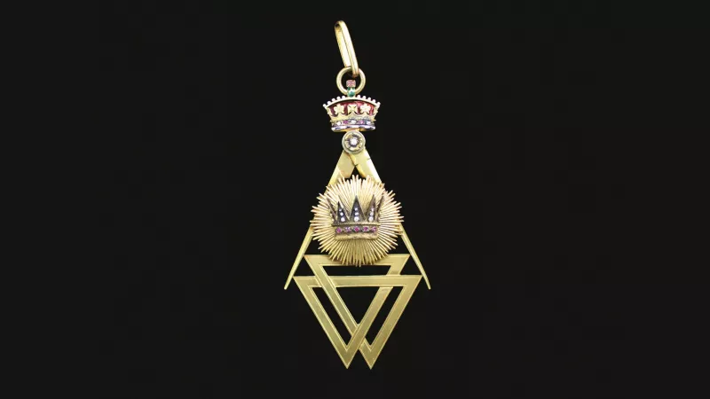 The First Grand Principal of the Supreme Grand Chapter of England and Wales Jewel, made for the Prince of Wales in 1874