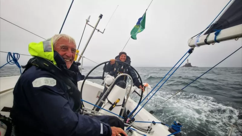 Ron Wilkes Green, Guernsey Freemason participating in Fastnet yacht race