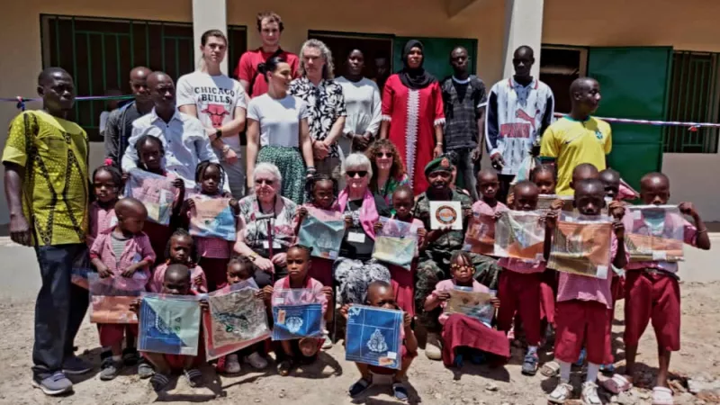 Freemason in Gambia with 'Smiles with Africa' charity