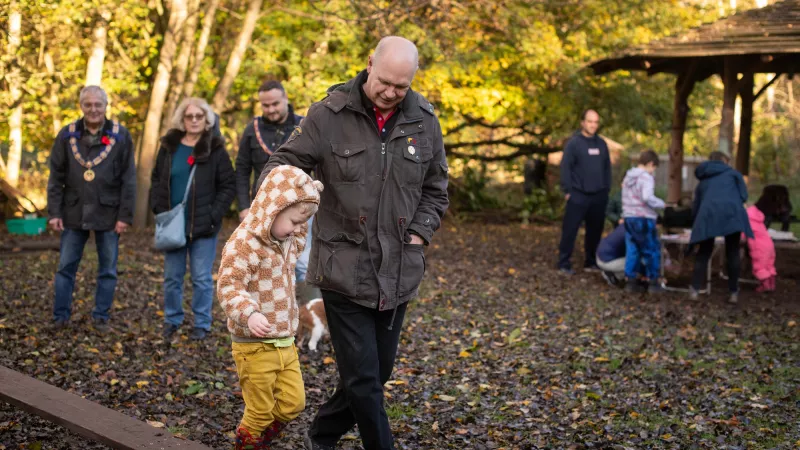 Staffordshire Freemason at Wildlife Trust